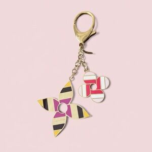 Louis Vuitton Pop Flowers Enamel Bag Charm Key Holder–Multicolor Gold -Full Set